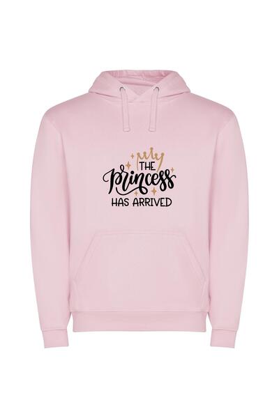iLovePrints Royalty's Happy Arrival Φούτερ με κουκούλα σε χρώμα Ροζ