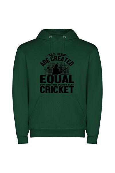 iLovePrints Elite Cricket Collection Φούτερ με κουκούλα σε χρώμα Πράσινο