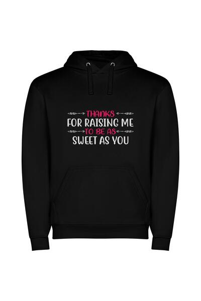iLovePrints Sincerely Sweetened: One Grateful Raising Φούτερ με κουκούλα σε χ...
