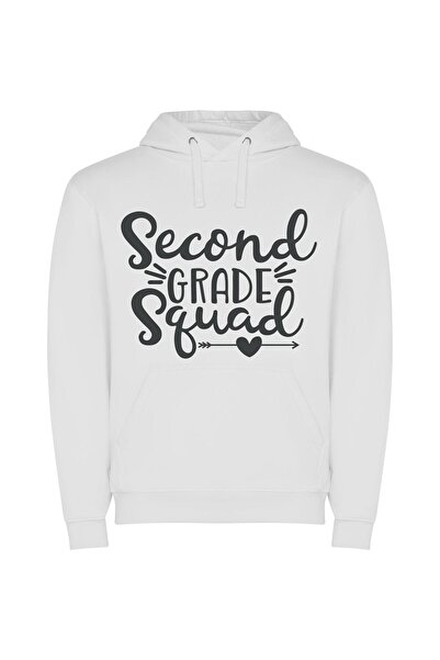 iLovePrints Grade Squad 20 Φούτερ με κουκούλα σε χρώμα Λευκό