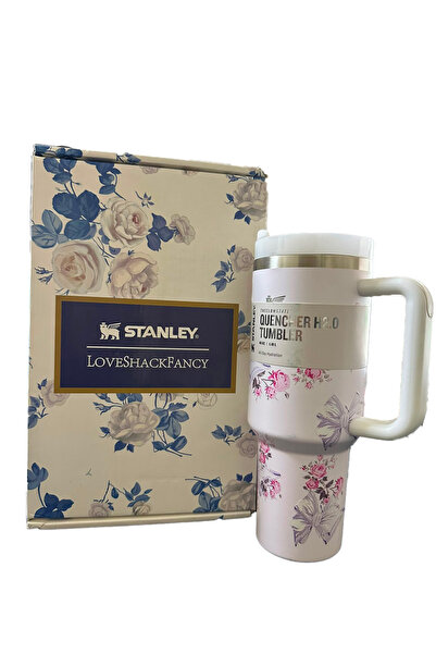 Generic Brand Love Shack Fancy H2.0 Flow State 40oz Pink Rose Tumbler