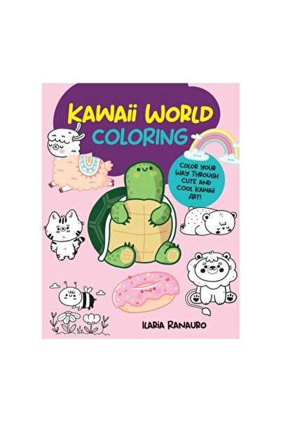 Walter Foster Publishing Lumea Kawaii de colorat: Culoarează-ți calea prin ar...