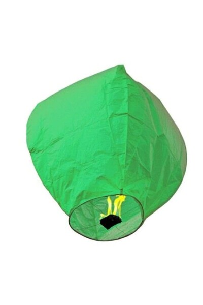 OEM Lampion zburator, hârtie biodegradabila, Verde, 1