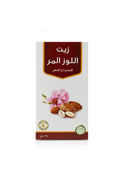 Al Barakah زيت اللوز المر الطبيعي للبشرة والشعر من معاصر البركة (125 مل)