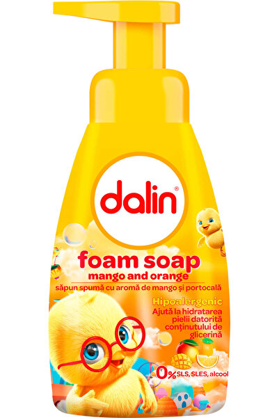 OEM Săpun spumă cu aromă de mango și portocală, 200 ml