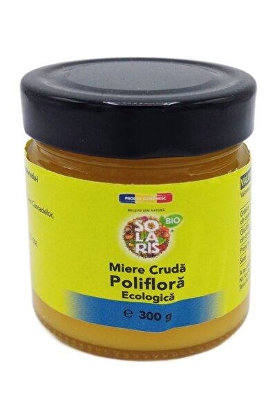 Solaris Bio Miere poliflora raw ecologica 100% naturala, 300g