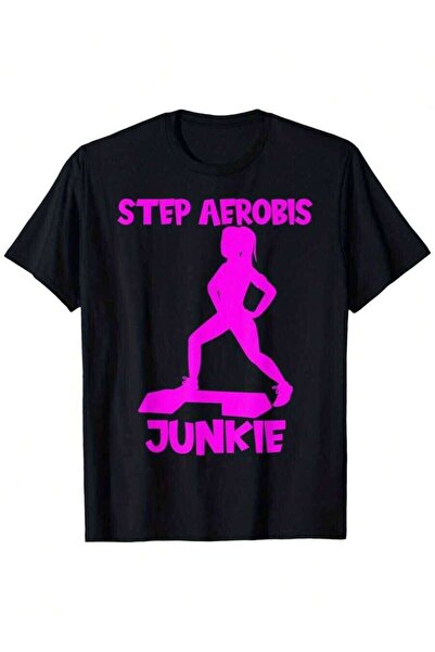 135 تي شيرت جديد بأكمام قصيرة للجنسين من Funny Aerobic Step Exercise - تي شير...
