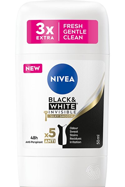 OEM Nivea Deo stick Black&W Silky 50ml, 50 ml