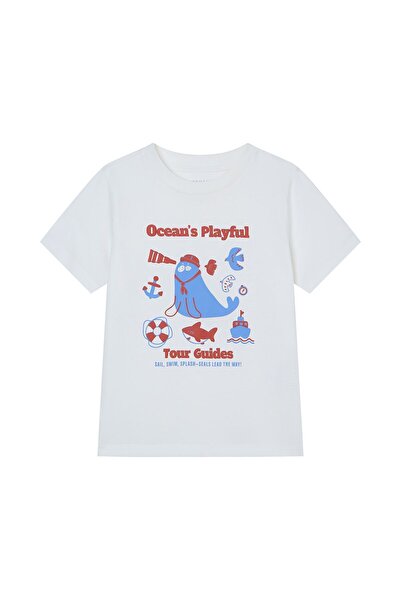 Giordano Kids Ocean's Playful Printed Cotton Tee