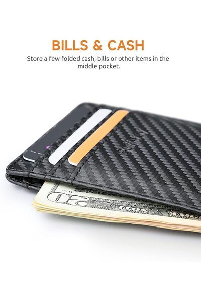 Buffway Mens RFID Blocking Slim Bifold Wallet Minimalist Leather Small Wallet...