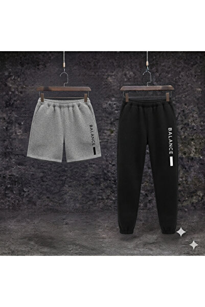 CLOTHES33 Sports Tracksuit Shorts 2-Piece Combination Thin Summer Sweat-Absor...