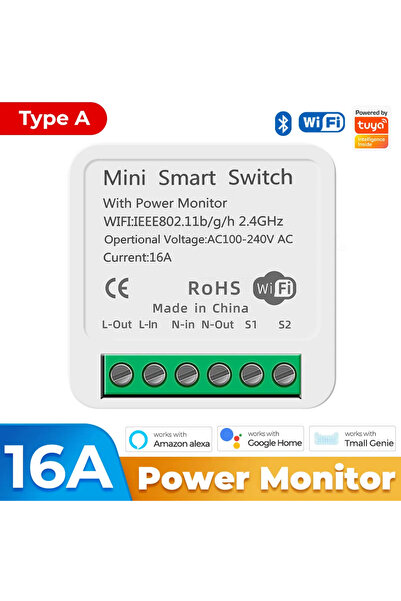 SLS Mini WiFi Smart Switch Module 16 A Universal DIY Smart Relay Module