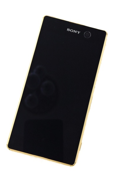 GM سوني اكسبيريا M5 (E5603) شاشة LCD ذهبية اللون تعمل باللمس