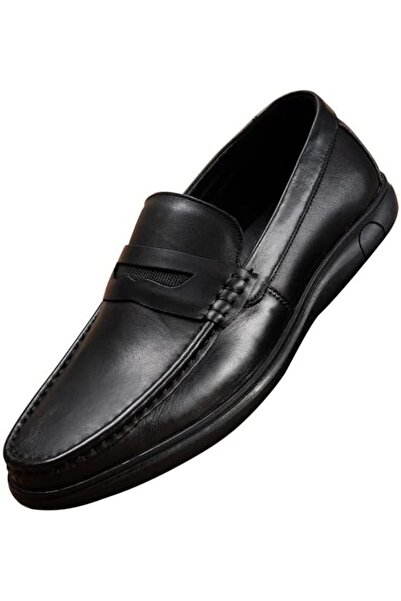 Generic أحذية رجالية كاجوال من الجلد الأصلي، أحذية إيطالية للرجال، أحذية موكا...