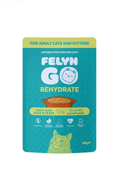 FelineGo Carton of Villain Qo Moisturizing Soup for Cats with Turkey and Pear...