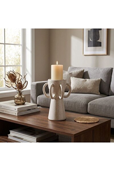 Generic New In Cerelia Loop Candle Holder 14.7X14.7X20.8Cm -White
