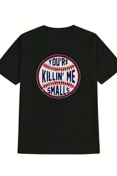 25W Men'S Casual "You're Killin' Smalls" Graphic T-Shirt - Crew Neck, Short S...