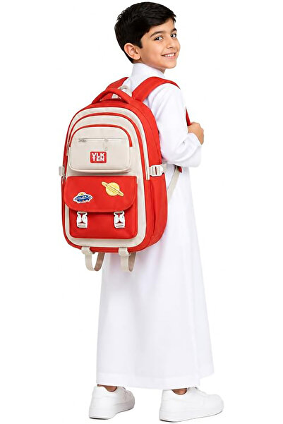 Alcoach حقيبة مدرسية ظهر للأطفال للجنسين – شنطة مدرسة كبيرة متعددة الجيوب وخف...