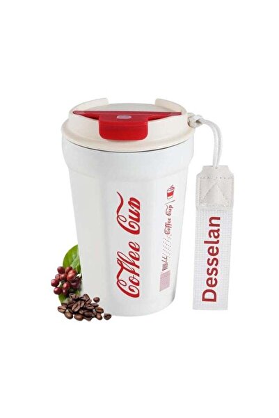 desselan Travel Coffee Mug – 390ML Insulated, Leak-Proof, Vacuum Double-Layer...