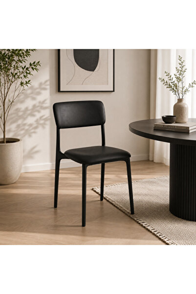 N.zone Modern Minimalist Design Dining Chair with Comfortable Padded Seat and...