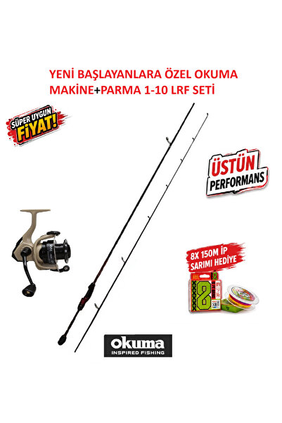 Okuma Outrax OR-1000SGA 1+1BB Olta Makinesi+PARMA 1-10 GR 210 CM LRF FUL KARB...