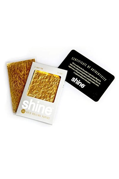 shine Hârtie de rulat Aur 24K, 2 foi