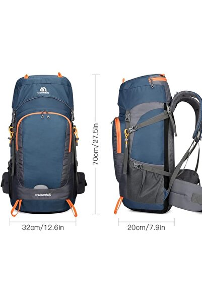 Morelian 65L Water-resistant Hiking Backpack with Rain Cover Outdoor Sport Tr...