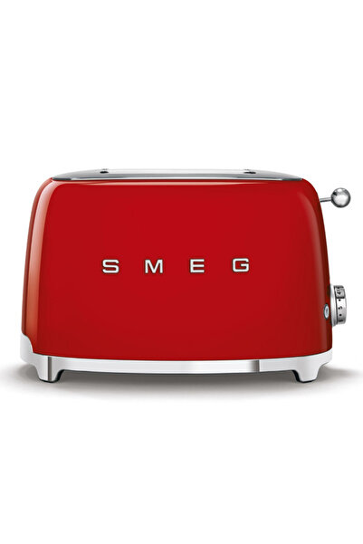 SMEG Prăjitor de pâine stil anii '50 TSF01RDEU, 950 W, 2 felii, 6 trepte de p...