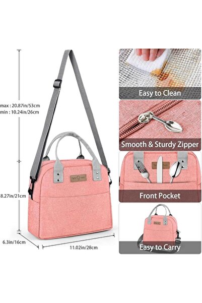 GENERAL Mylindde Lunch Bag, Insulated Lunch Bag for Women Men Kids, Reusable ...