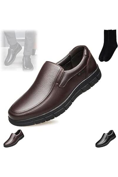 GENERAL Men's Arch Support Slip On Orthopedic Lightweight Non-Slip Walking Sh...