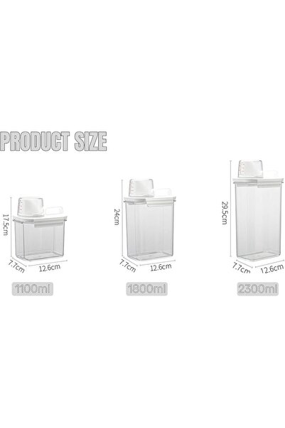 U-HOOME U HOOME Cereal Containers Storage, Airtight Food Storage Containers, ...