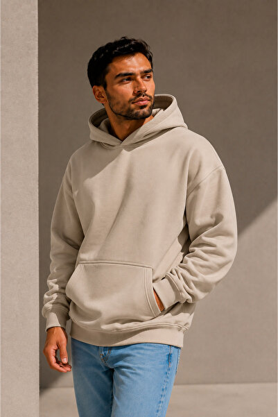 ENB1R MODA Oversize Hoodie Sweatshirt with Kangaroo Pocket Premium Thick Wint...