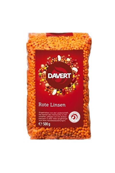 DAVERT Био червен лещен боб, 500гр.