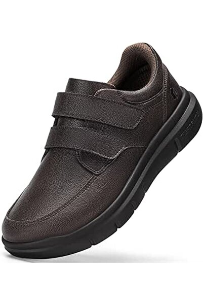 FitVille Leather Business Formal Shoes, Mens Slip on Loafers Comfortable Dres...