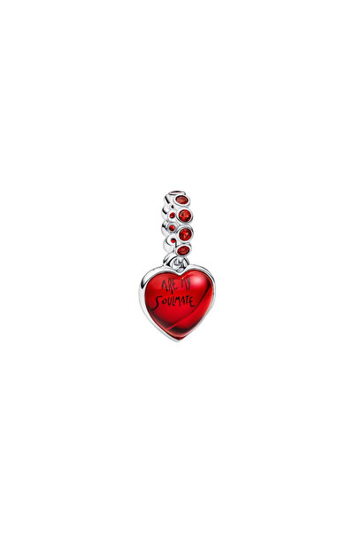OEM Rectangular Pavé Heart Talisman Charm