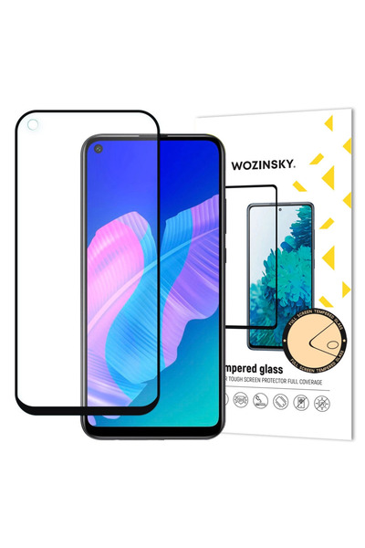 WOZINSKY Sticlă securizată cu adeziv integral pentru Oppo A15S A15 cu ramă de...