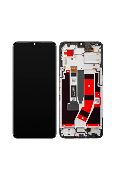 realme Γνήσια Οθόνη Και Μηχανισμός Αφής με Πλαίσιο Narzo 50 5G Μαύρο (Service...