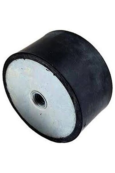 Kauçuk Titreşim Sönümleyici Takoz 20x20mm M6 Civatalı Küçük Ekipman Ayağı TİP E - 4'lü Set