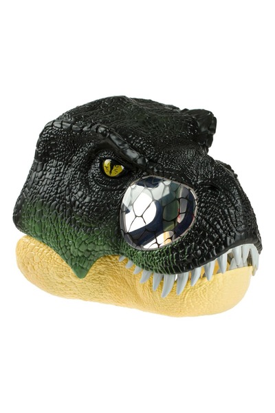 OEM Masca interactivă de dinozaur T-Rex - Răcnet realist, Lumini în ochi (3 b...