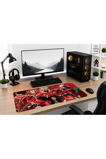 Generic Brand Ronaldo 30X70 Gaming Non-Slip Base Player Ultra Smooth Mousepad
