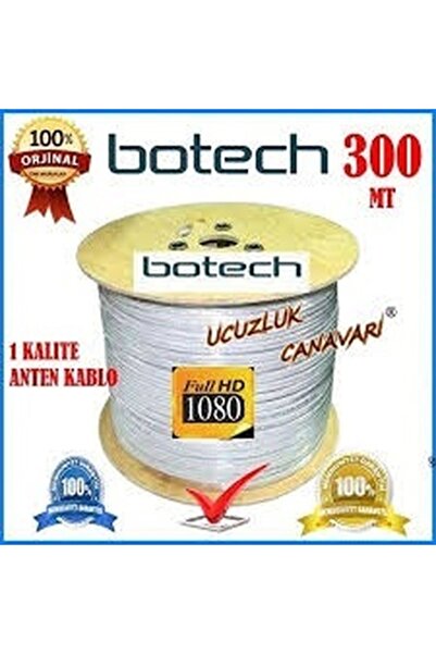 Marsilyan 300Mt Coaxial Satellite Antenna Cable Rg 6/U4L () Ilkel-Grp9Y84
