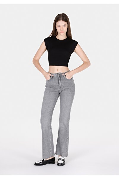 Colin's Ženske antracit jeans pantalone regularnog kroja sa srednjim strukom ...