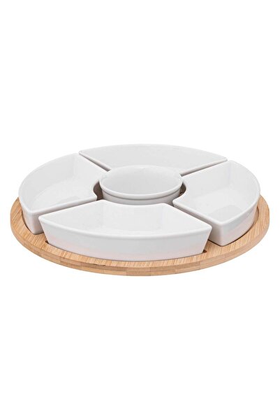 Secret de Gourmet Set rotund de 6 piese pentru aperitive  "Rio " - Porțelan ș...