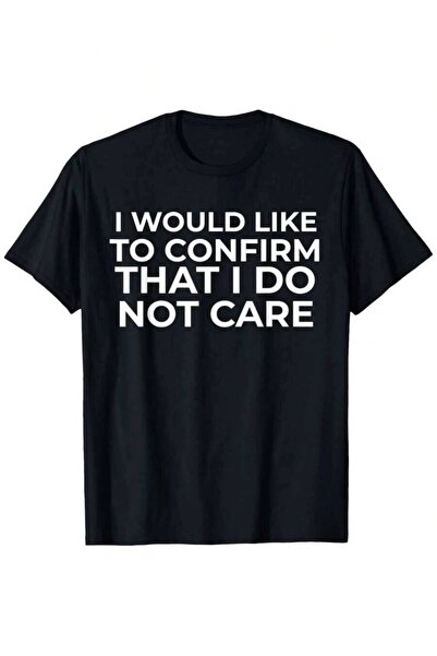 LİNA06 Men'S Black T-Shirt Featuring A Humorous Slogan, Perfect For Summer Wi...