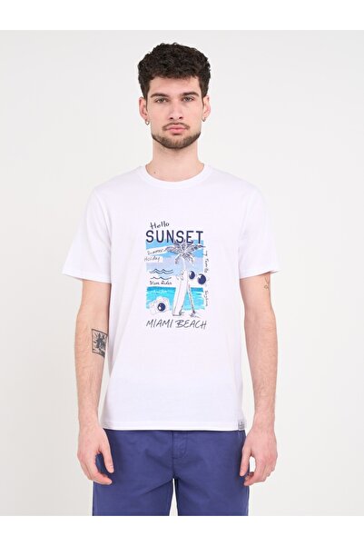 Kenvelo - Tricou barbat cu maneca scurta si imprimeu