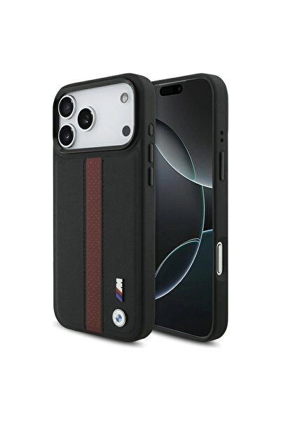BMW Husă M Perforată cu Logo Dungi Pentru iPhone 17 Pro Max Magsafe Lux