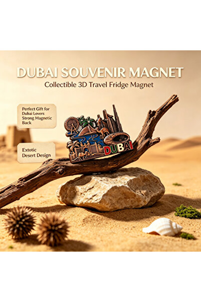 ARIANA Authentic UAE Dubai Travel Souvenir Metal Ornament Collectible. Showca...
