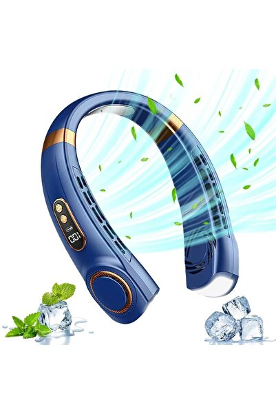Morvena Picks Ventilator cu bandă pentru gât, ventilator fără pale, mini vent...
