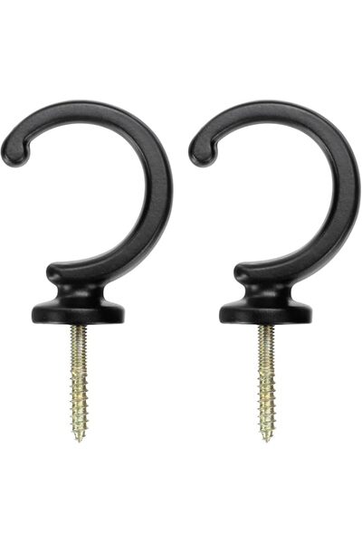 STARSTAR 2-piece curtain hook set, wall-mounted curtain tieback hooks, decora...