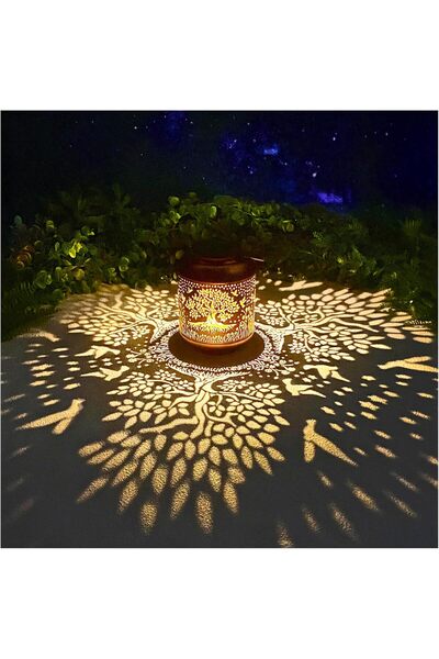 STARSTAR Tree of Life Solar Lantern Outdoor Waterproof Hanging Solar Light La...